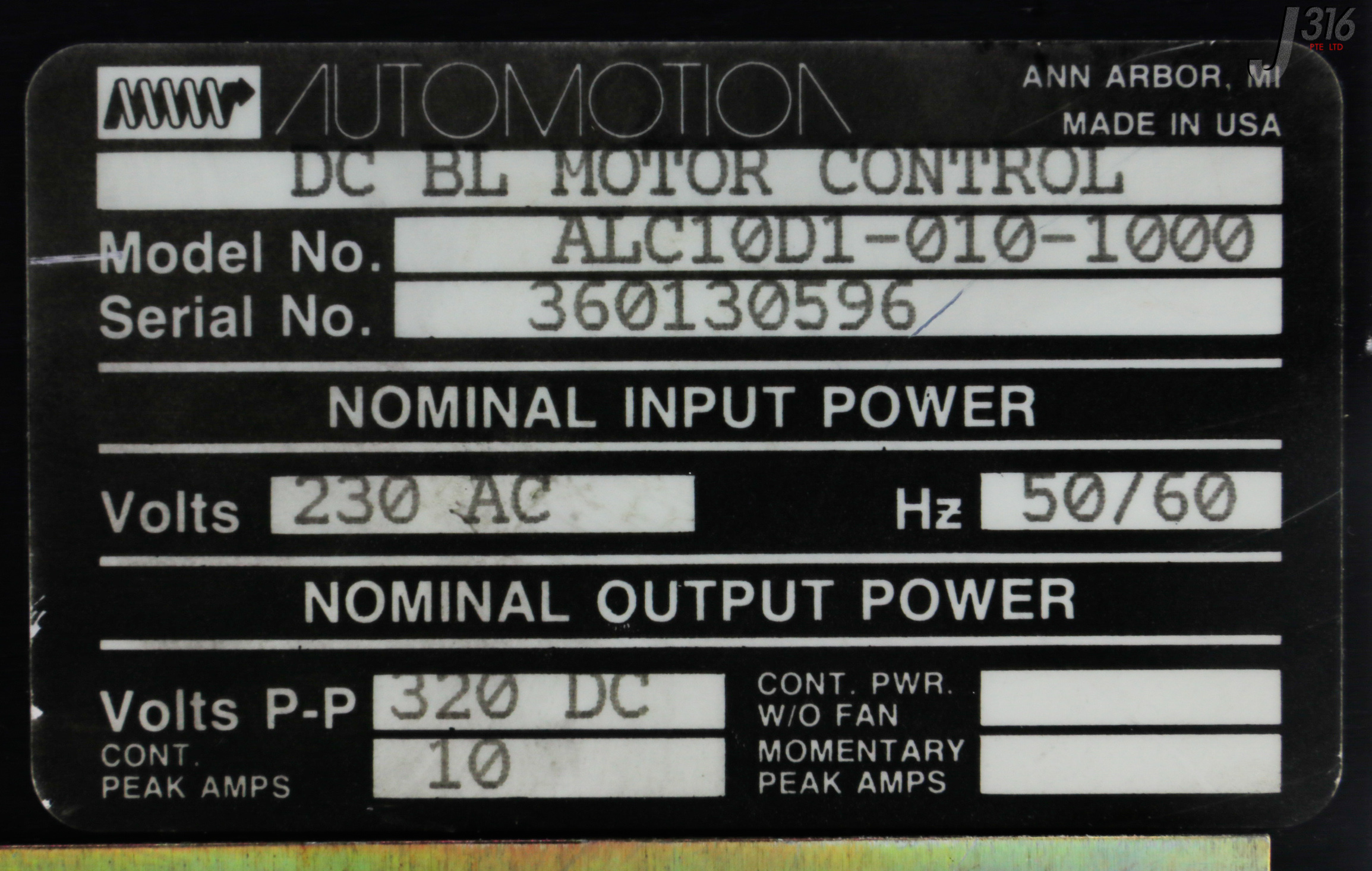 33200 AUTOMOTION DC BL MOTOR CONTROL ALC10D1-010-1000 | eBay